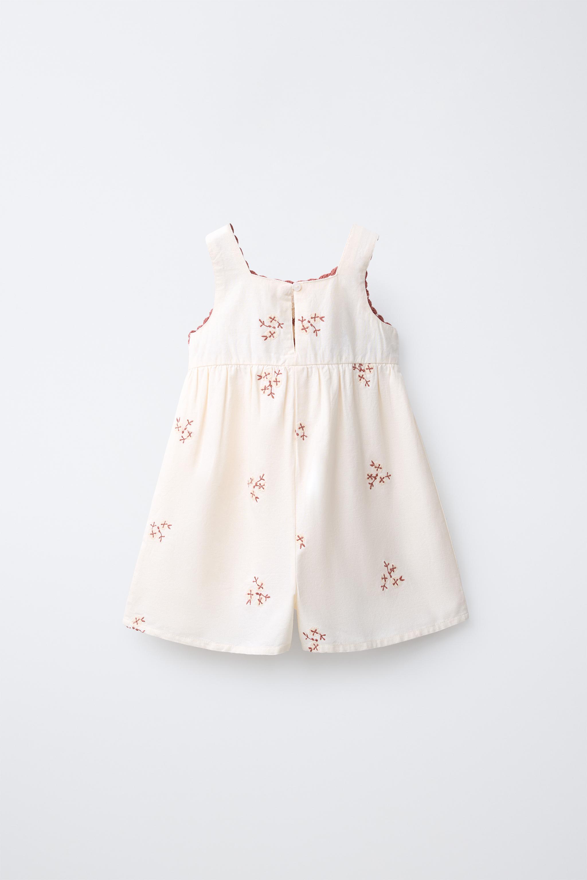 CROCHET EMBROIDERED COMBINATION SHORT JUMPSUIT